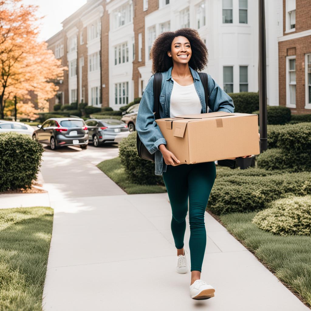 girl with box