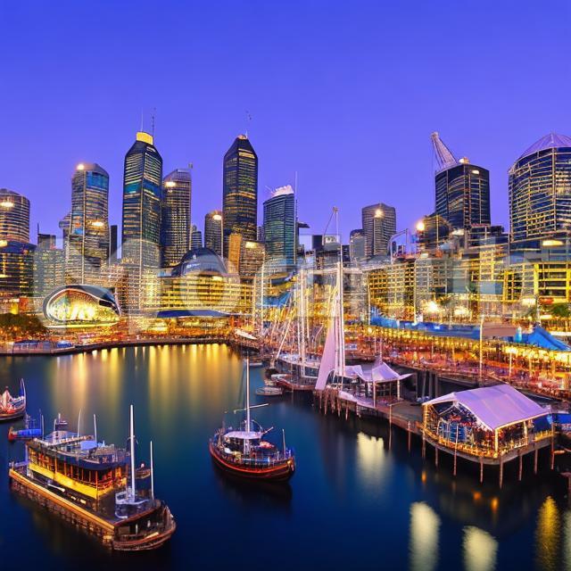 Night view of the metro city