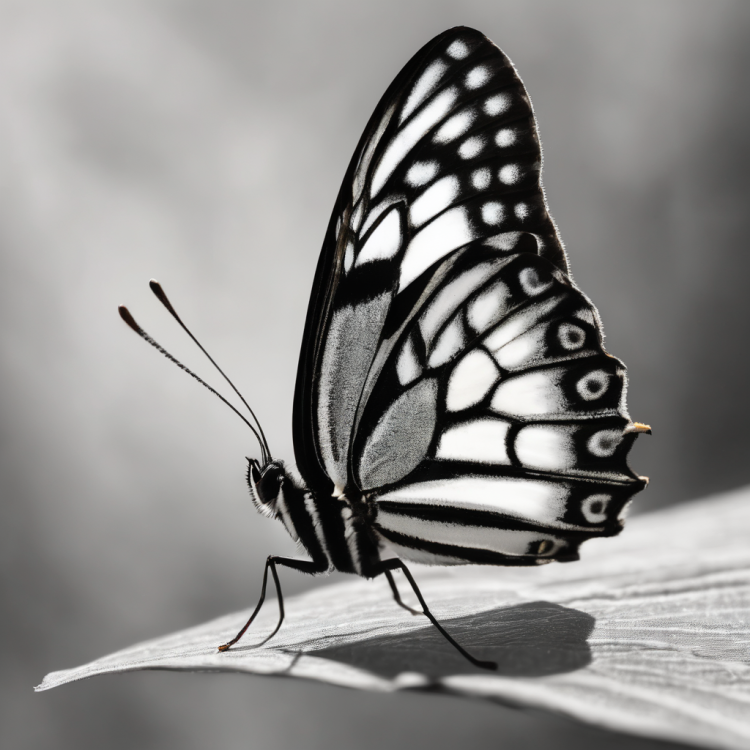 Fluttering Monochrome