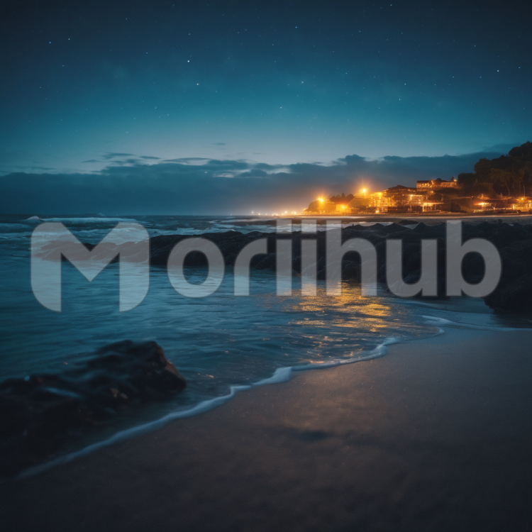 Ocean's Nighttime Charm