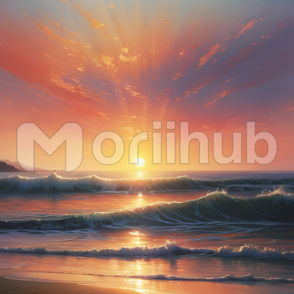 Sea's Tranquil Twilight