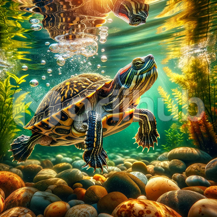 Serene Swimming