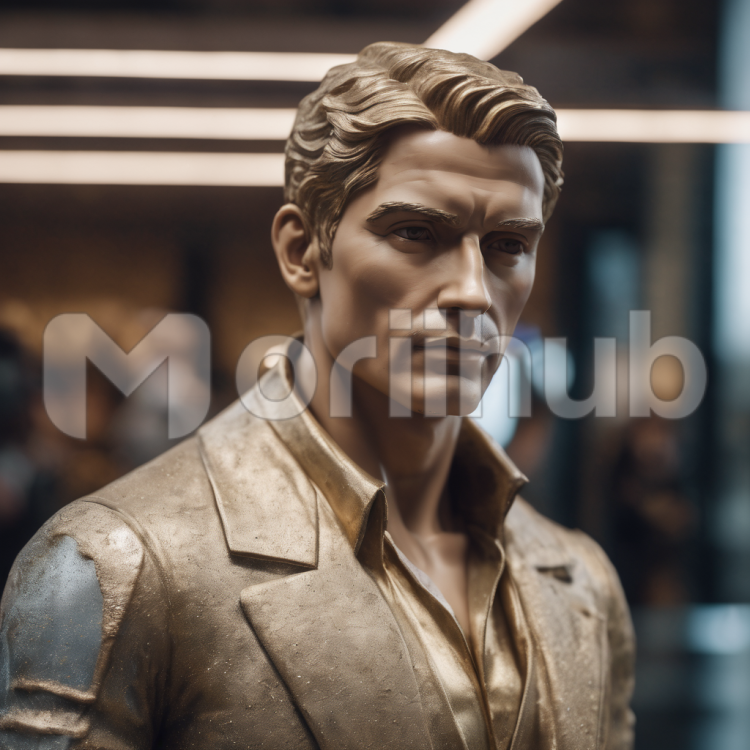 Suited Statue