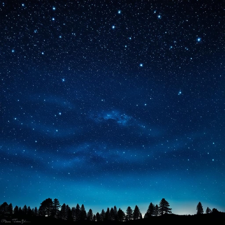 Night's Glittering Embrace