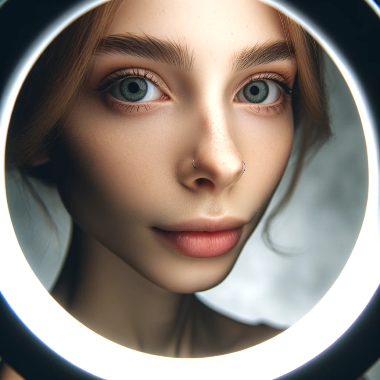 Ring Light Portrait
