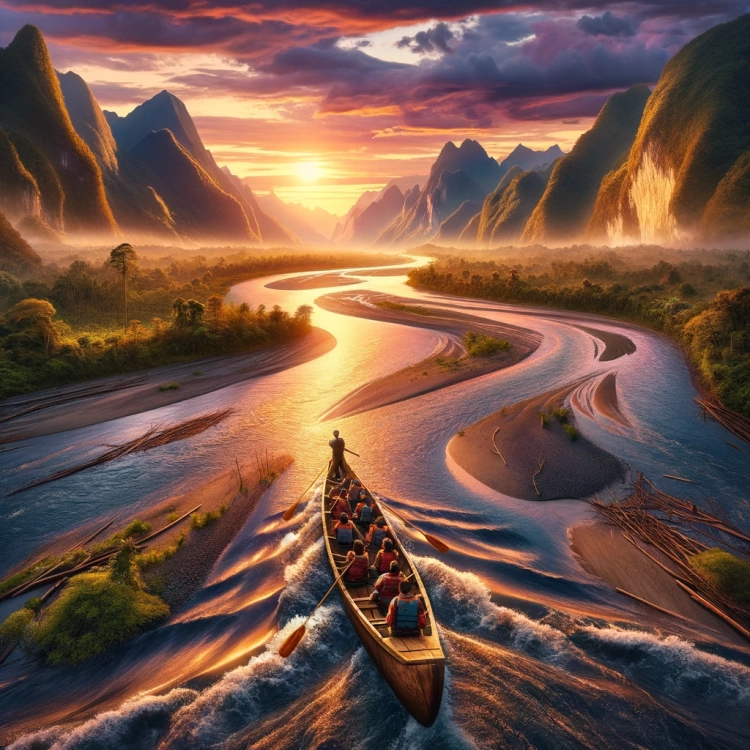 Meandering River