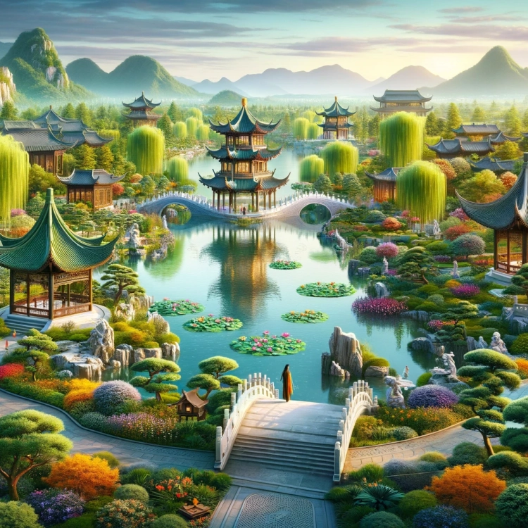 Chinese Garden Serenity