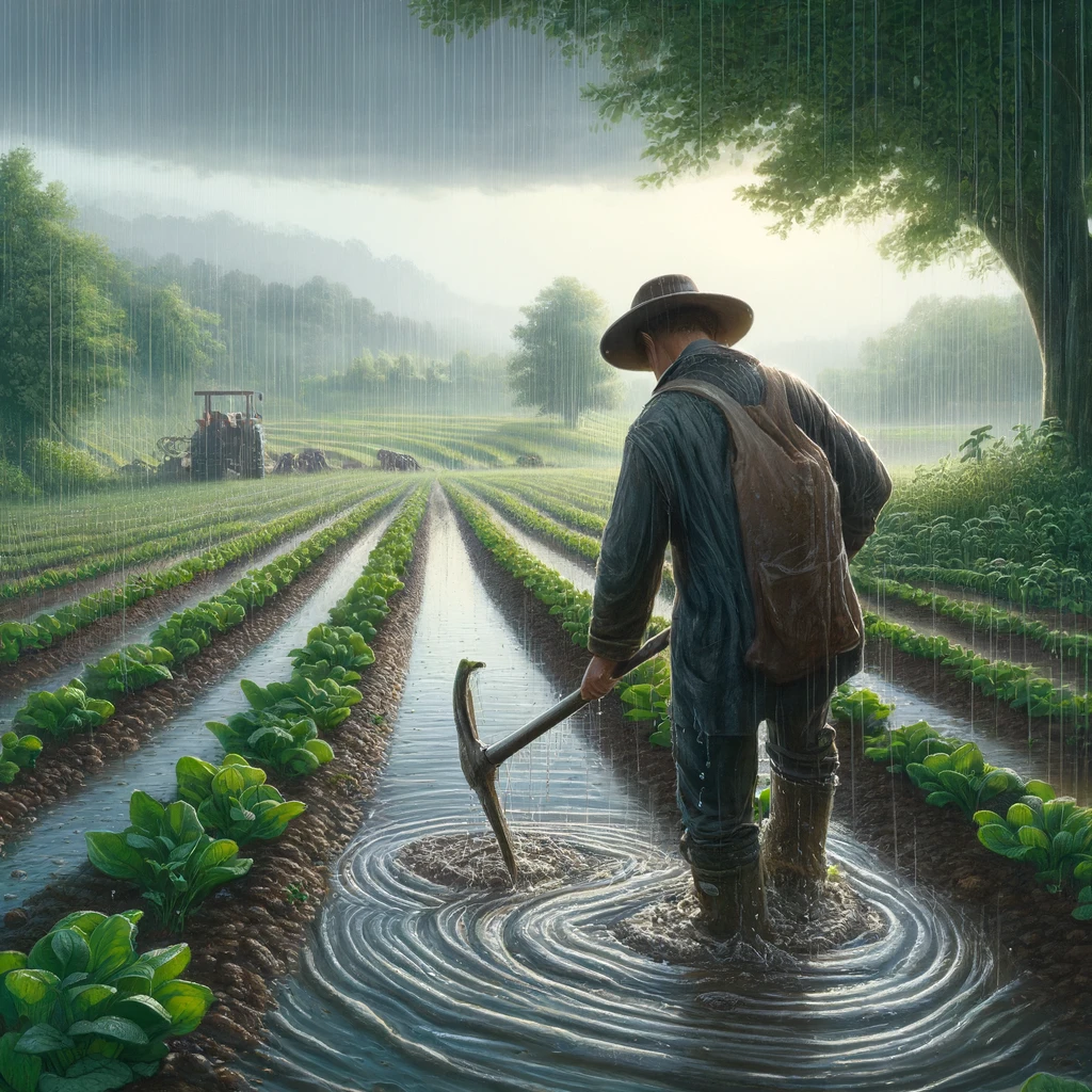 Farmers While Raining Working Under Rain – MoriiHub