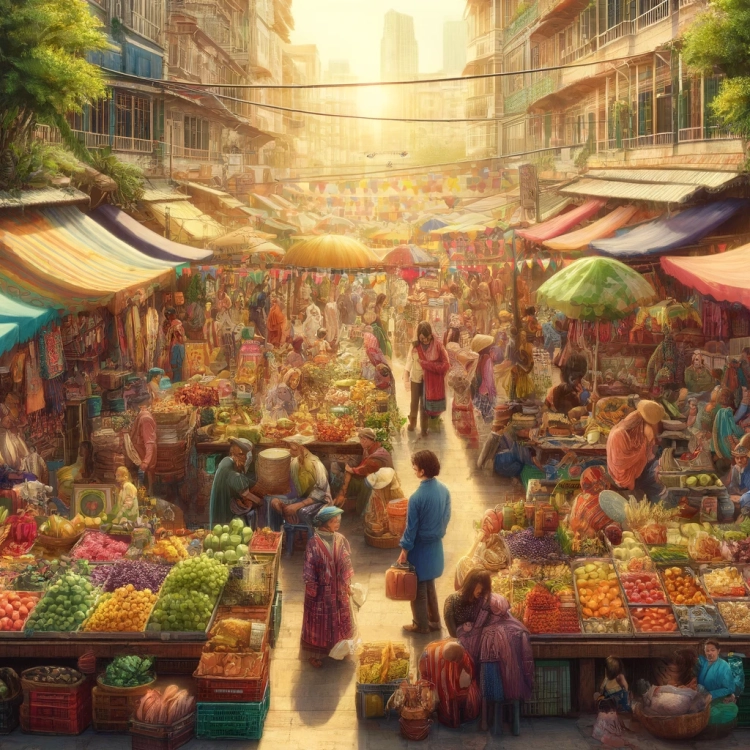 Colorful Shopping