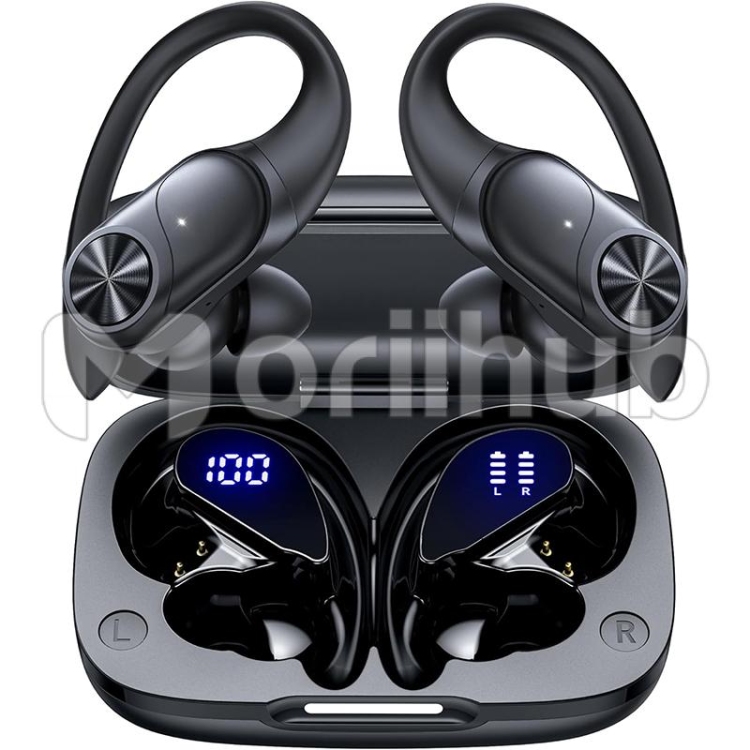 Wireless Earbuds 80hrs Playtime Wireless Charging Case Digital Display Sports