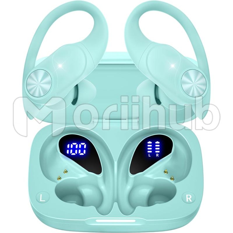 Waterproof Over-Ear Earphones for Phone Laptop Mint Green