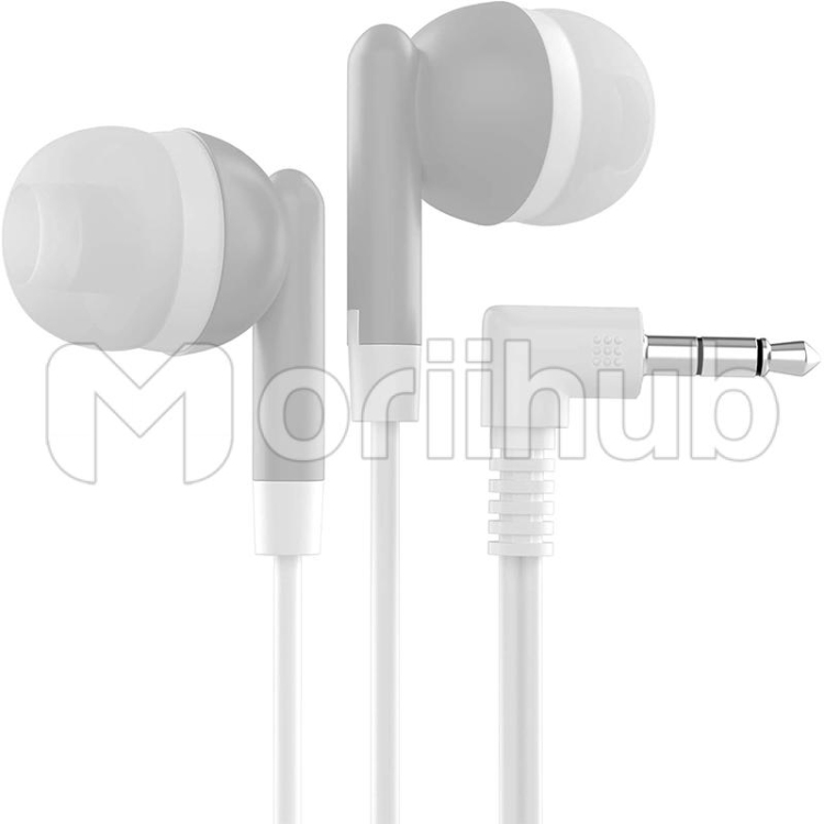 Earbuds with 3.5 mm Headphone Plug Gray