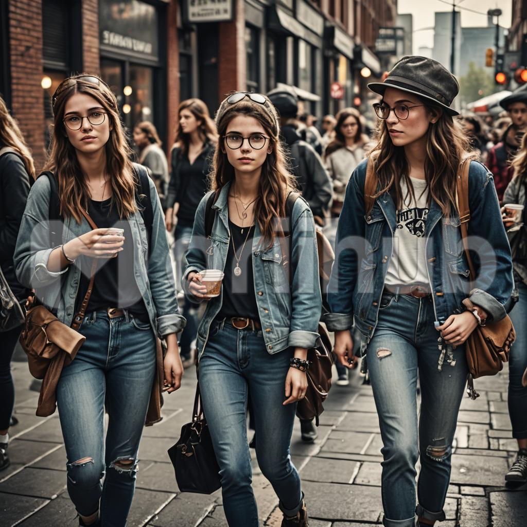 Female Hipsters