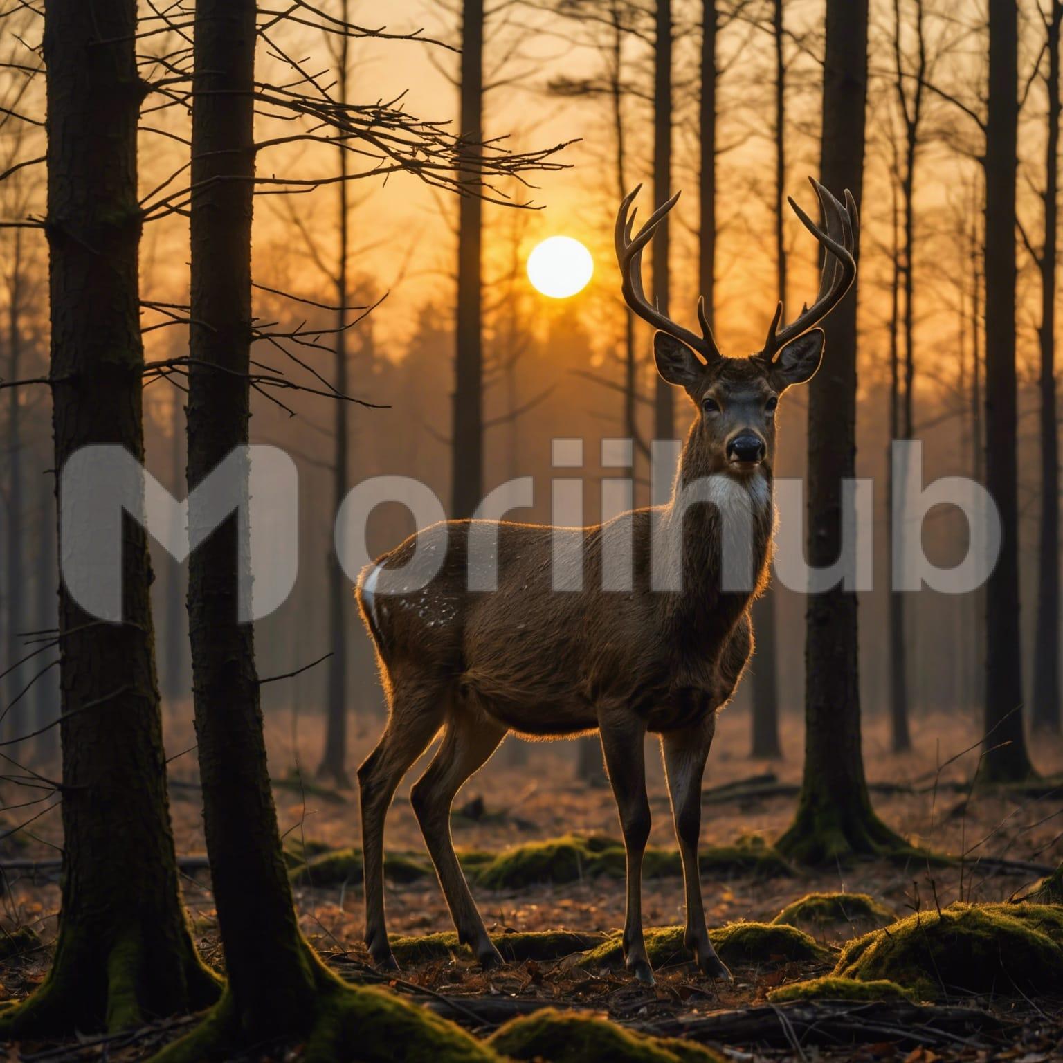 Deer's Dusk