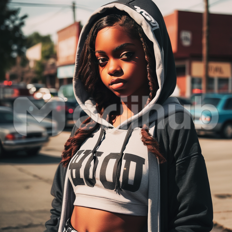 Hood Girl Smile
