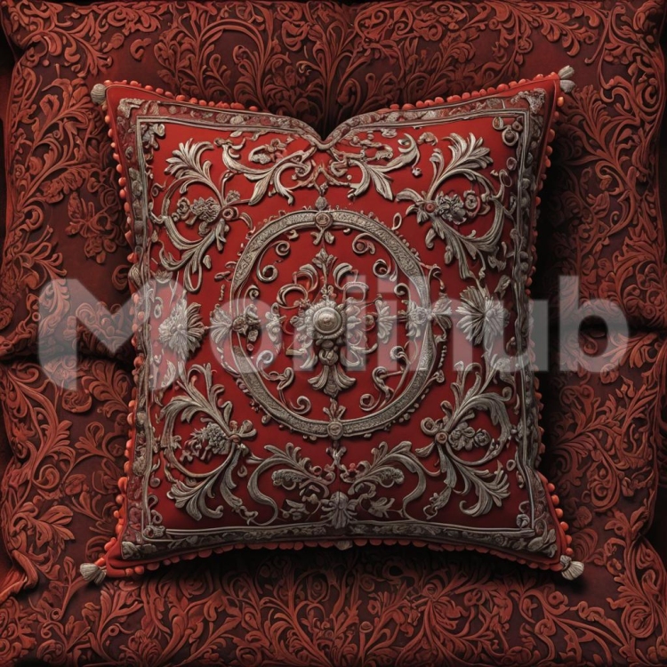 Red Throw Pillow