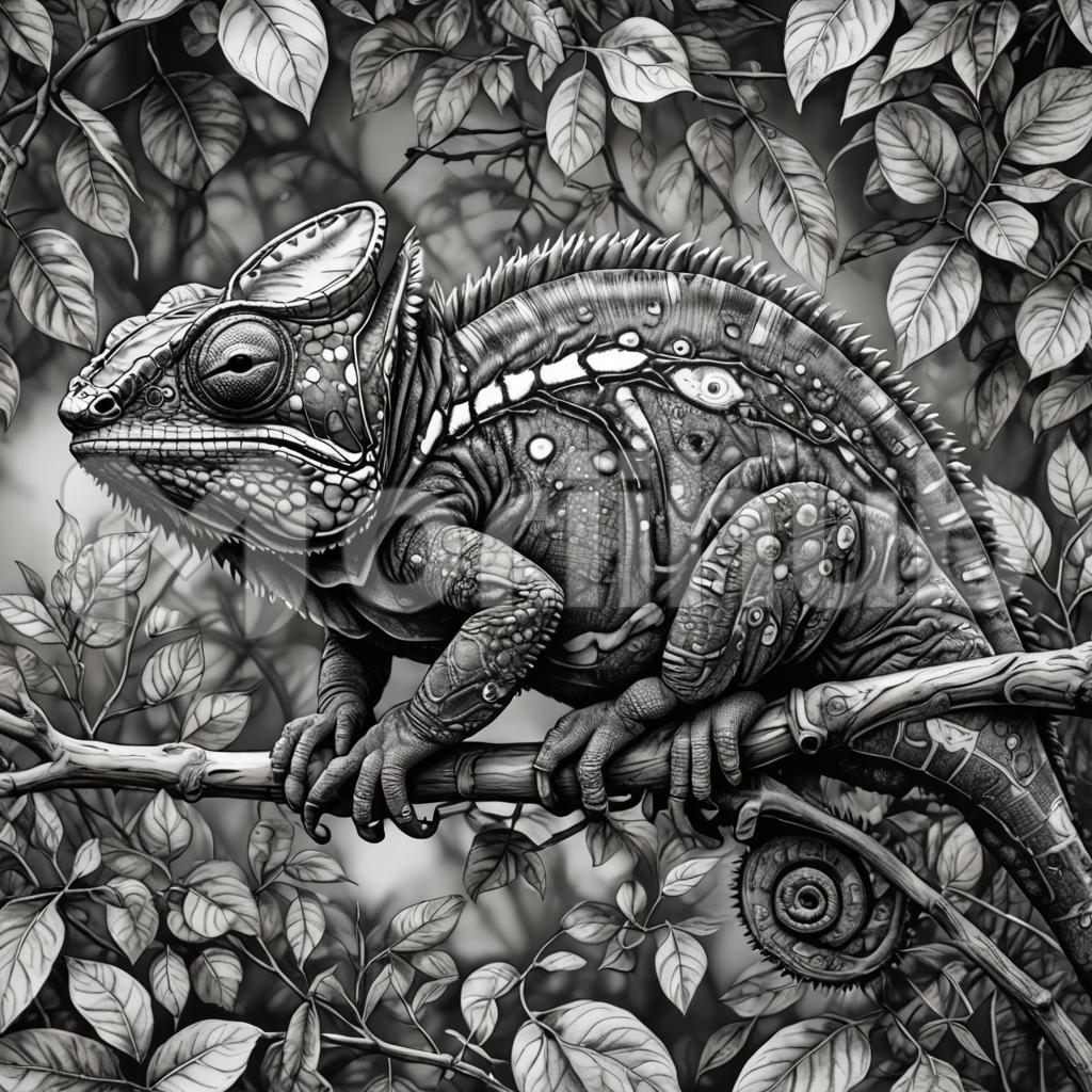 Chameleon Art