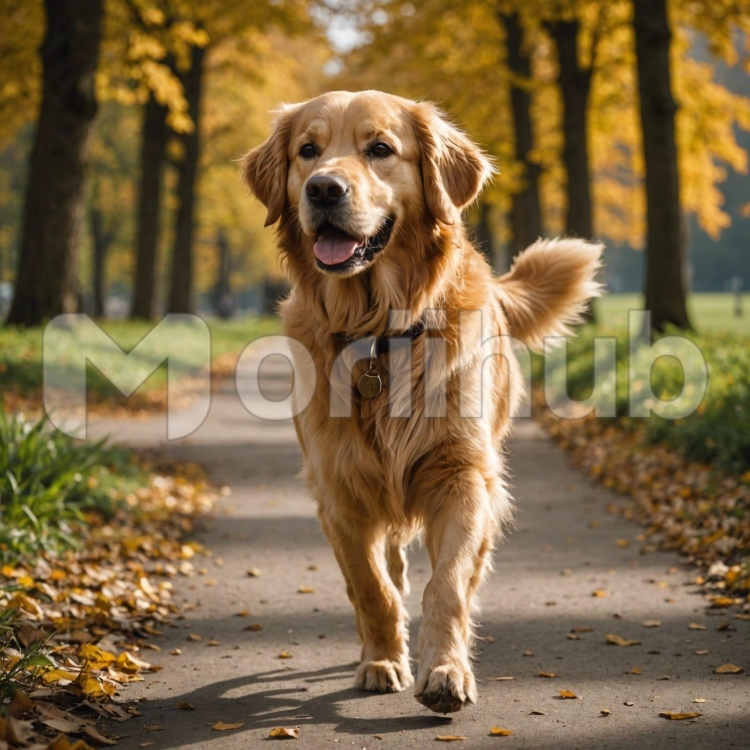 Dog's Autumn Walk