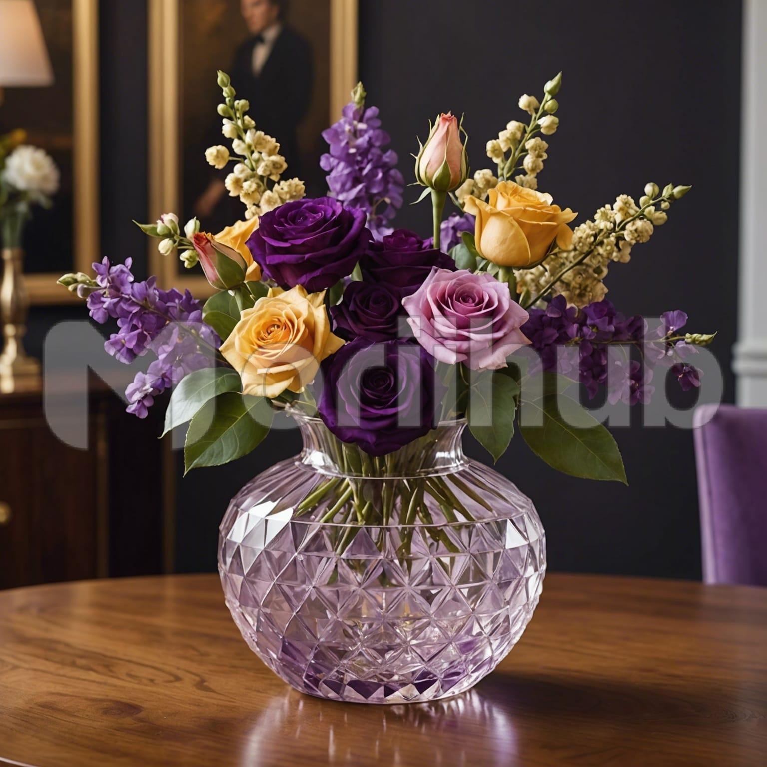 Crystal Vase Ensemble