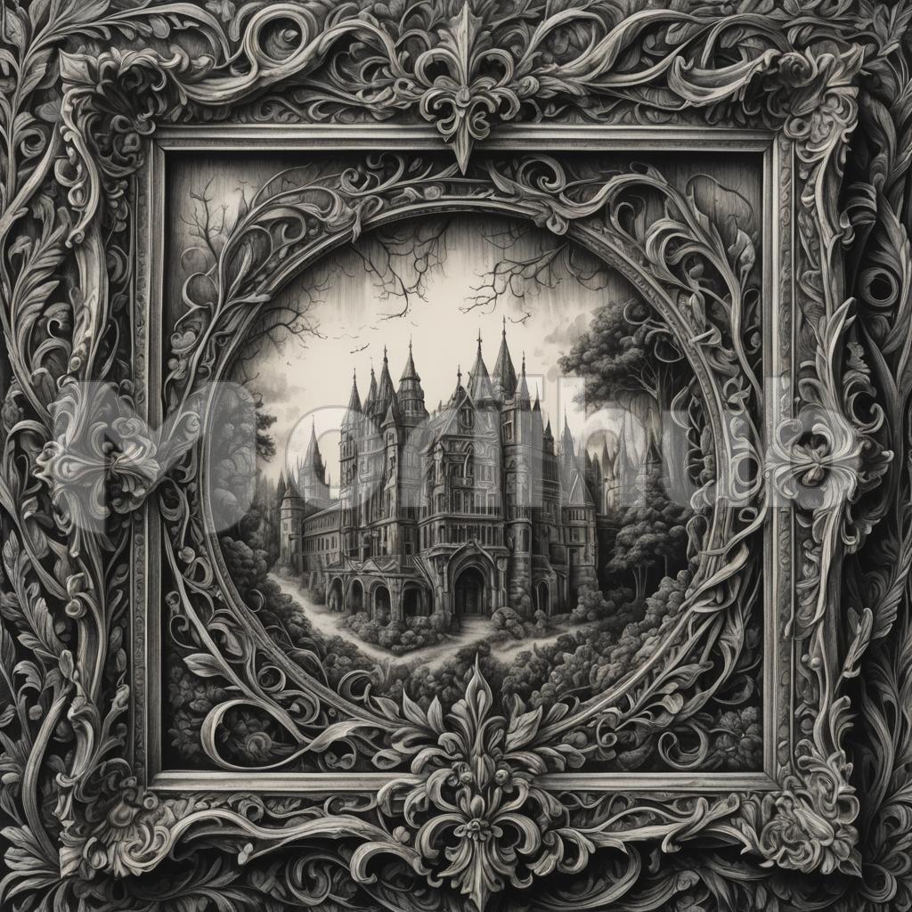 Black And White Cityscape