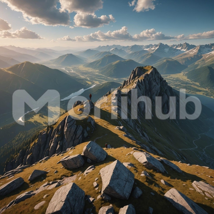 Mountainscape Contemplation