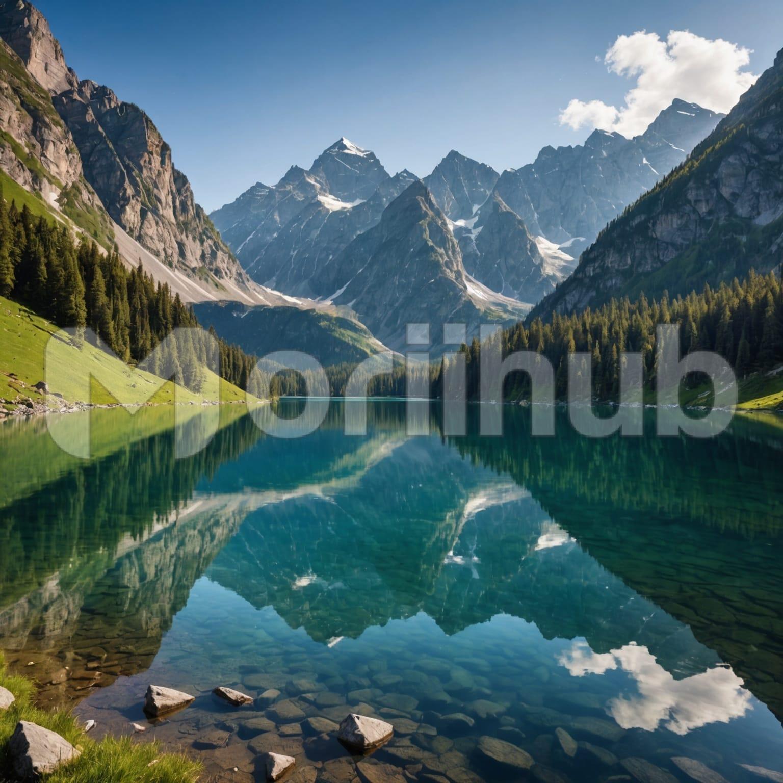 Serene Lake View