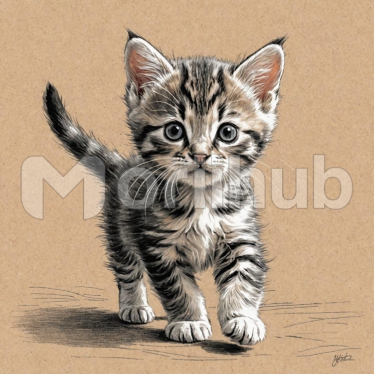 Cat in Pencil