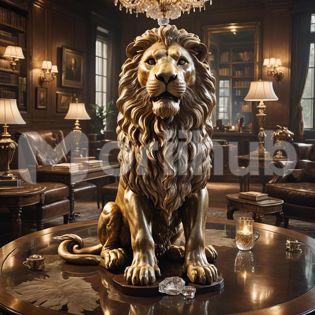 Handcrafted Lion