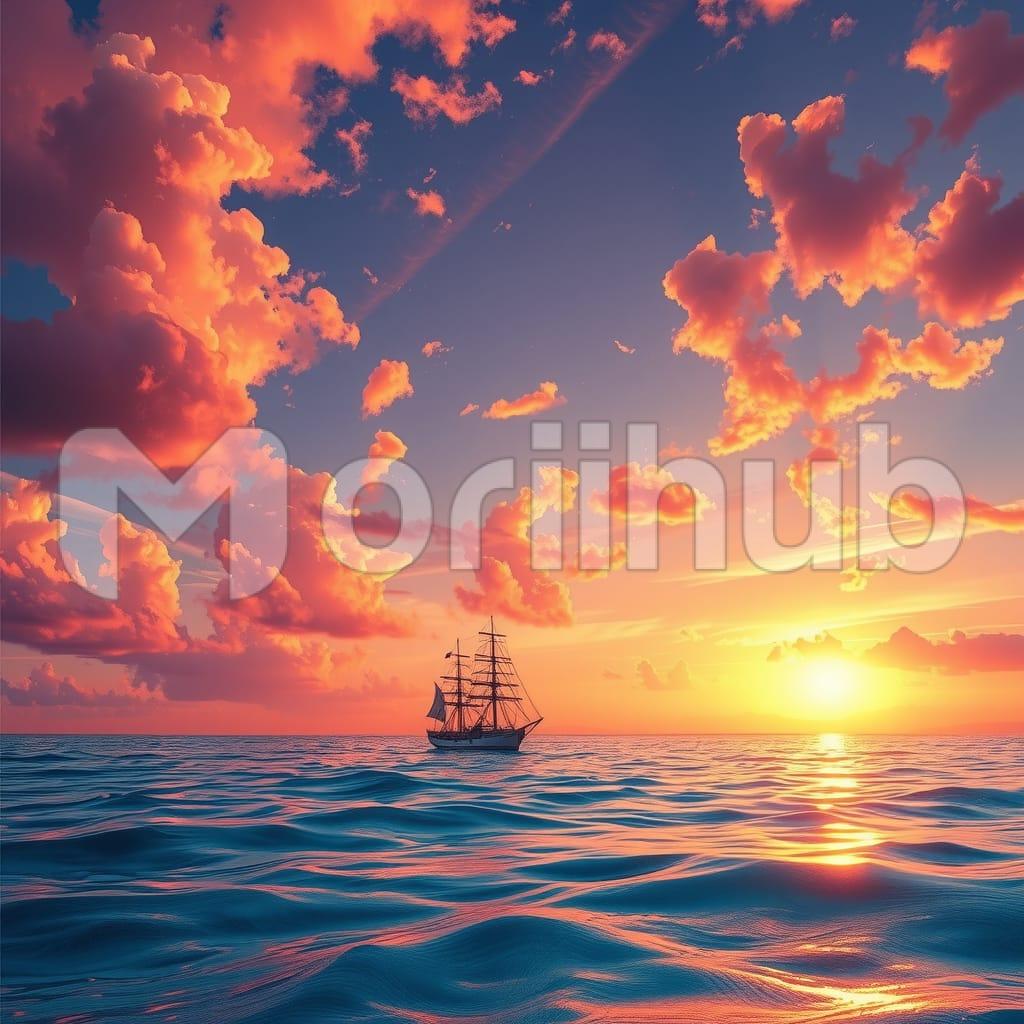 Ship at Dusk