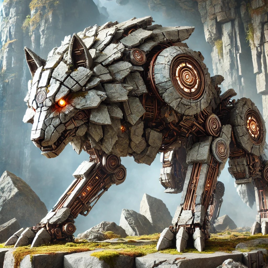 Stone Wolf Automaton – MoriiHub
