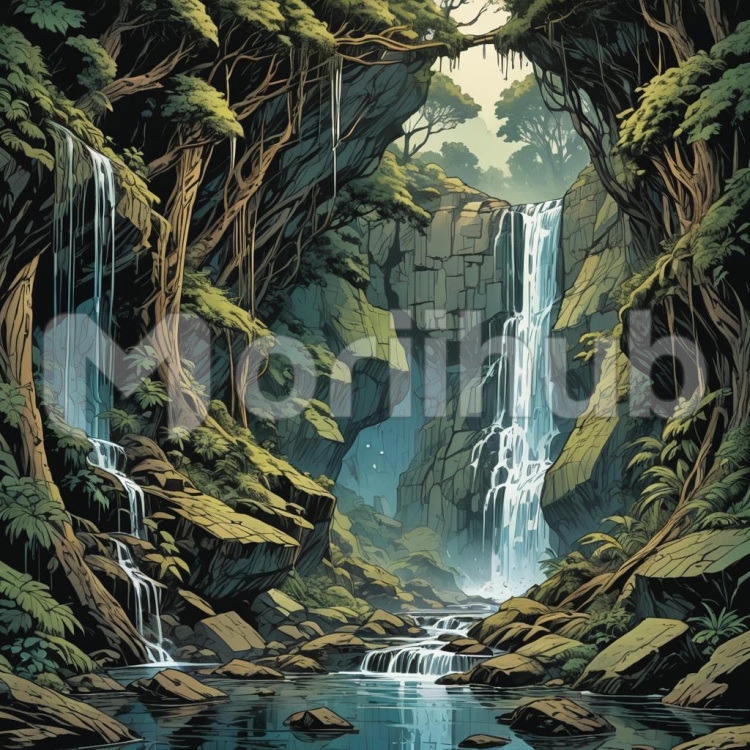 Jungle Waterfall