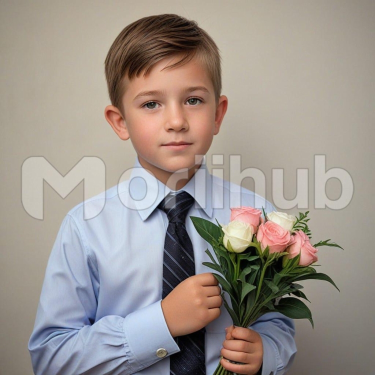 Boy With Flower