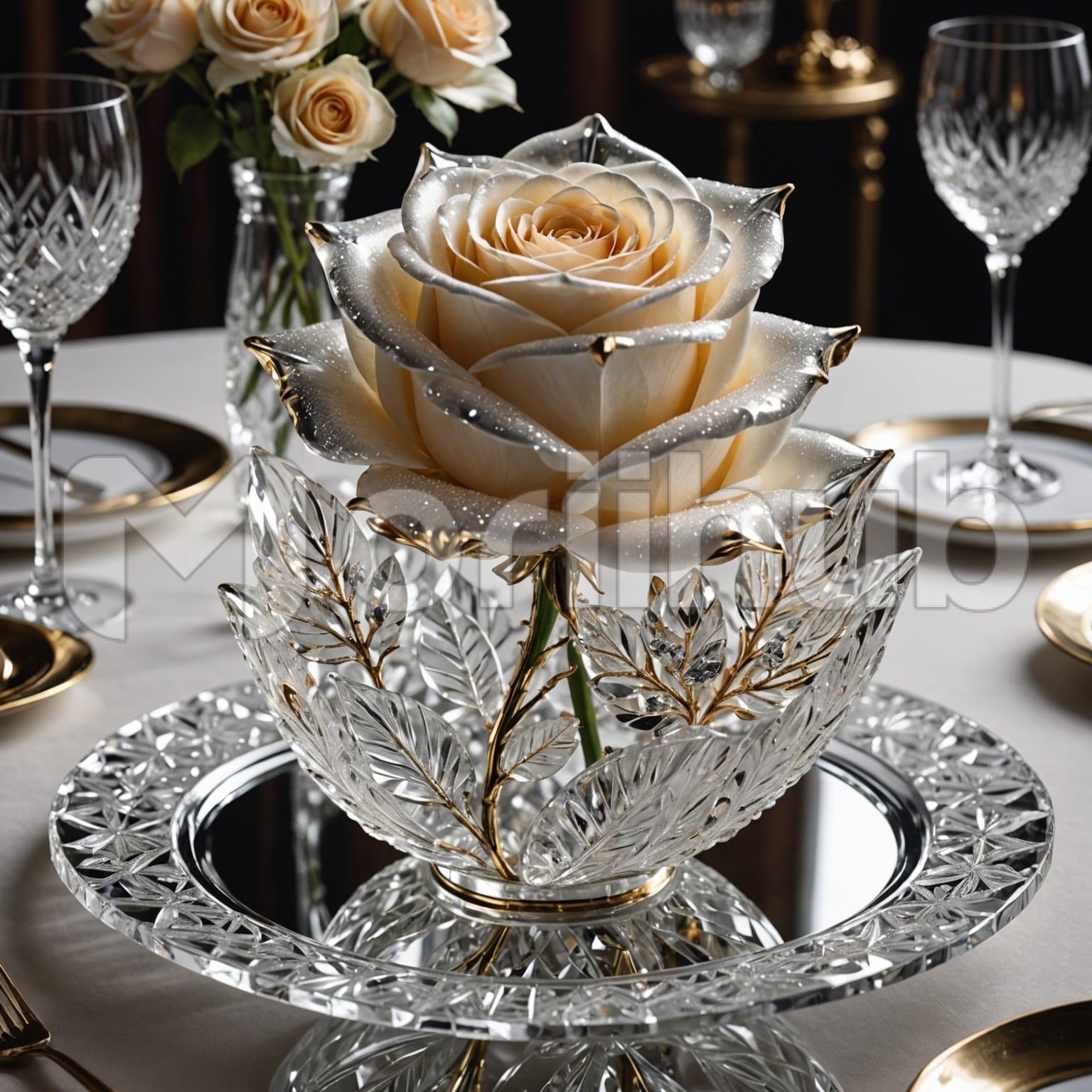 Rose On Table