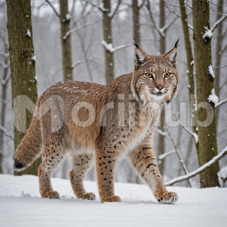 Lynx In Action