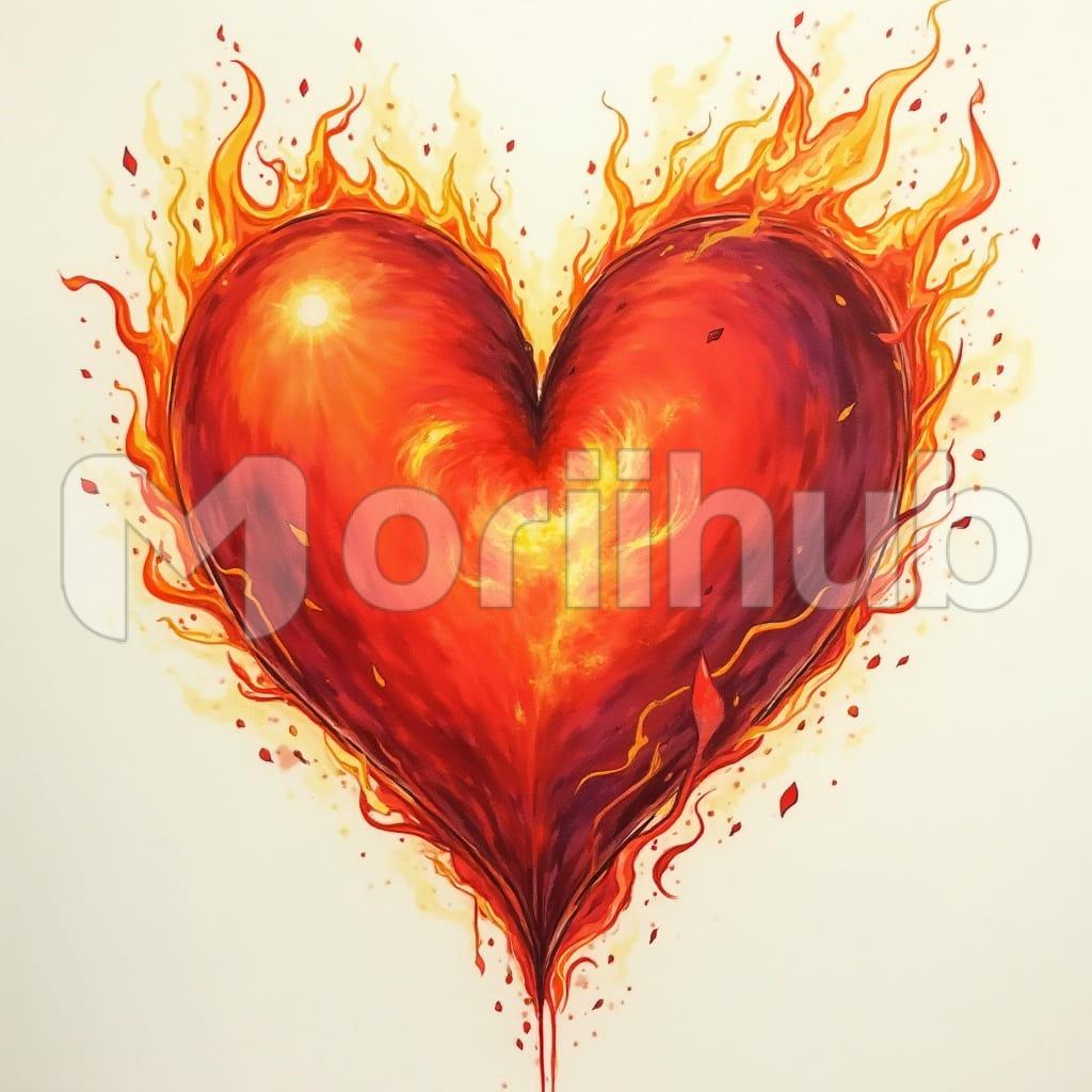 Flaming Heart