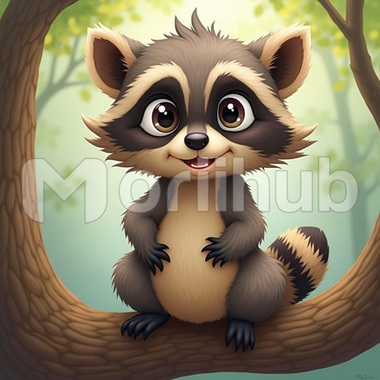 Raccoon Illustration