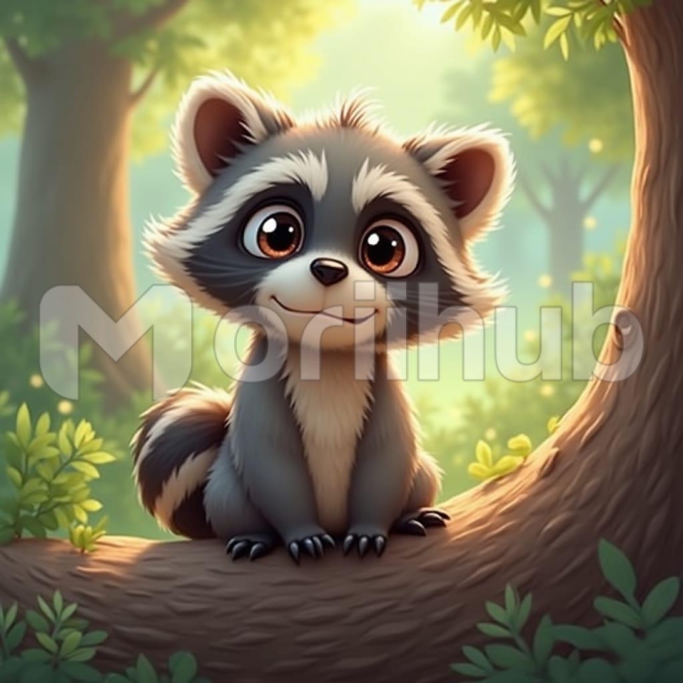 Cute Raccoon