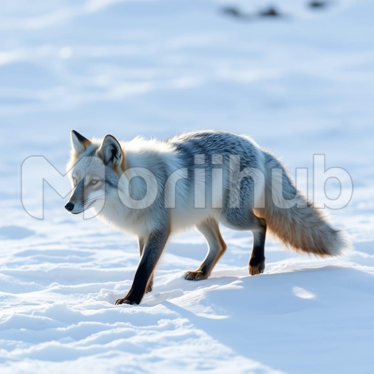 Fox In Snow