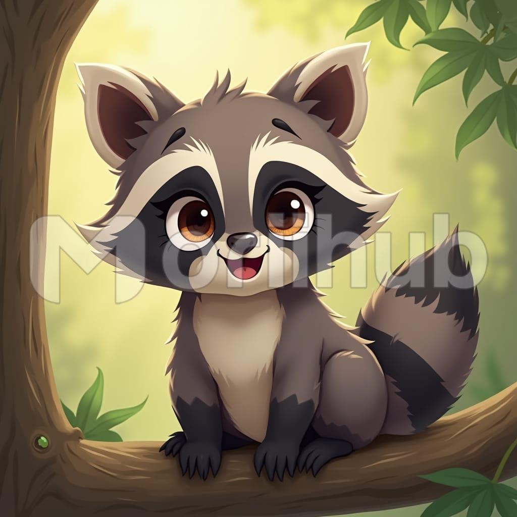 Adorable Raccoon