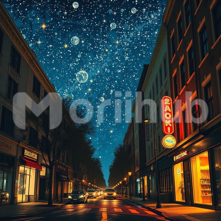 Starlit Street