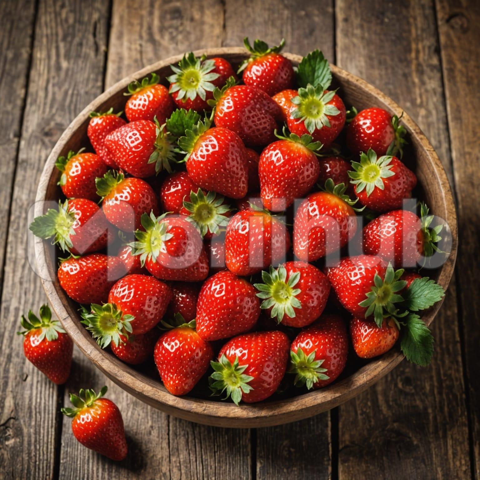 Strawberries On Display